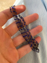 Load image into Gallery viewer, Lapis Chain Necklace N0913