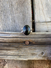 Load image into Gallery viewer, Vintage Black Onyx Ring 8 R438