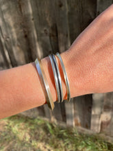 Load image into Gallery viewer, Heavy Silver Cuff C0388