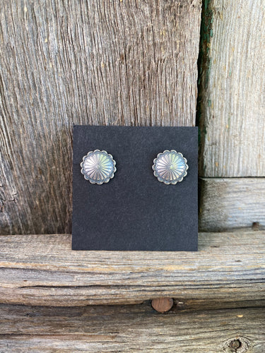 Sterling Concho Stud E0034