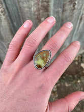 Load image into Gallery viewer, Aloe Variscite Ring Size 7.5 R0373