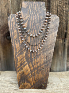 Moonstone Chain Necklace N0551