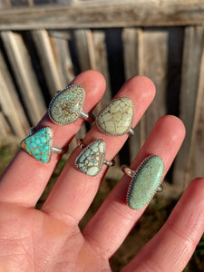 Egyptian Turquoise Ring Size 9 R0249