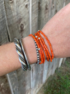 Mediterranean Coral Bracelet C0401