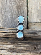 Load image into Gallery viewer, Larimar Ring Size 6 1/4 R0398