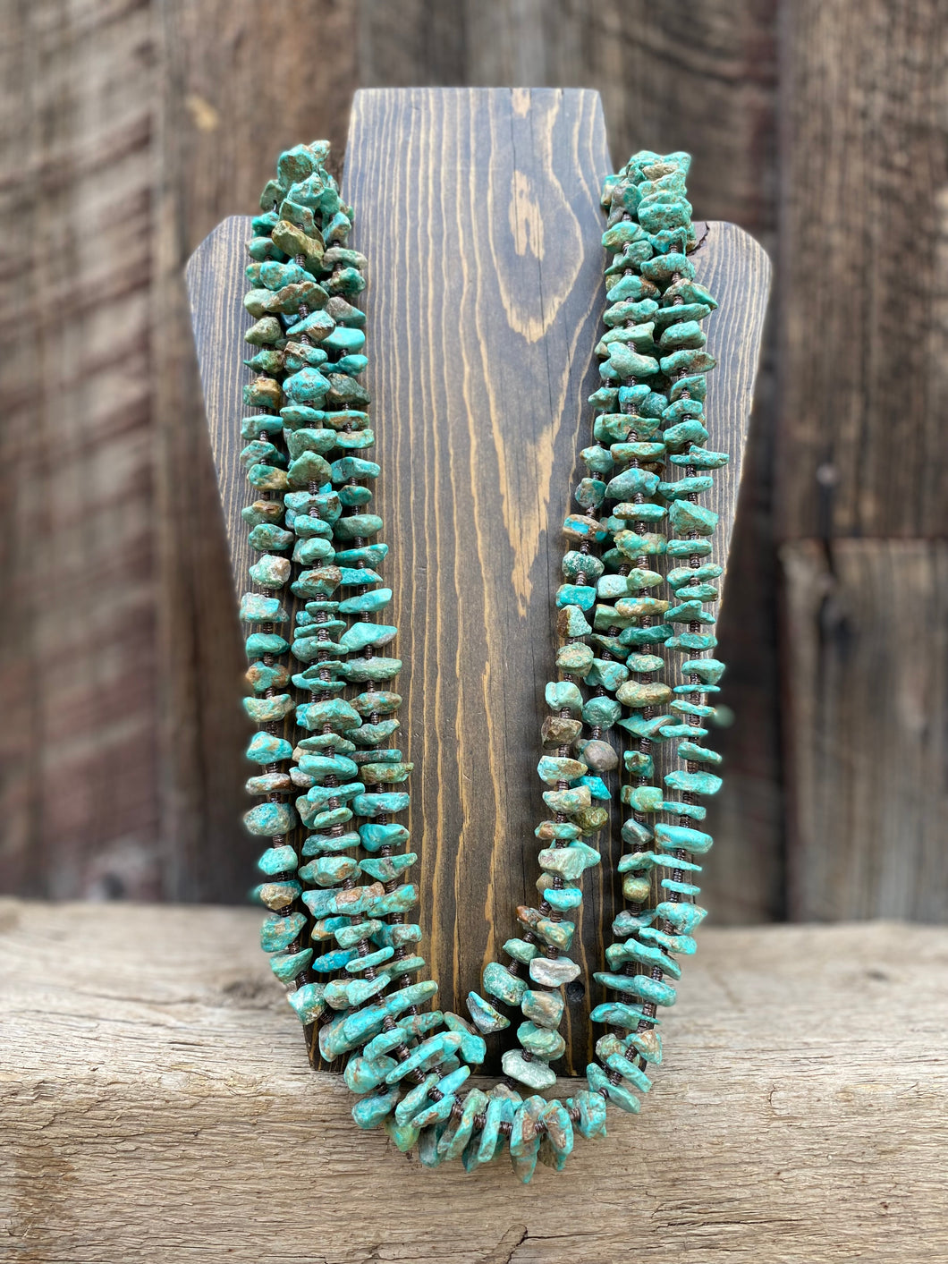 Turquoiuse and Heishi Necklace N0713