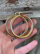 Load image into Gallery viewer, Gold Filled LARGE Hoops E0217