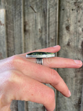 Load image into Gallery viewer, Nautilus Variscite Ring Size 6 3/4 R0325