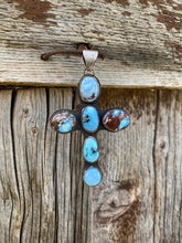Load image into Gallery viewer, Golden Hills Cross Pendant A P0460