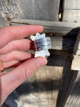 Load image into Gallery viewer, Elk Ivory And Turquoise Ring R0405