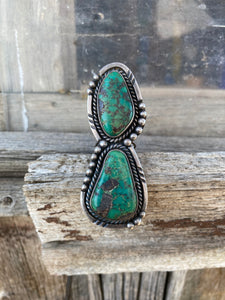 Vintage Turquoise Ring Size 6 R0389