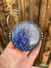 Load image into Gallery viewer, Vintage Sterling Lapis Buckle