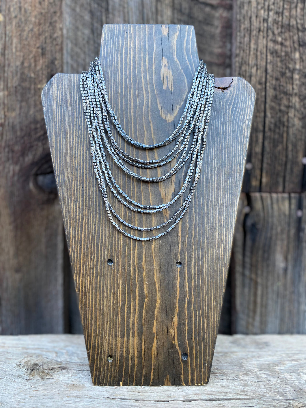 2.5mm Sterling Silver Box Pearl Necklace N0732