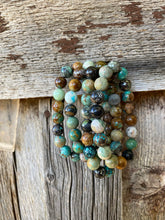 Load image into Gallery viewer, Turquoise Stretchy Bracelet C0398