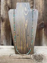 Load image into Gallery viewer, Turquoise Square Bead Necklace