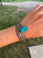 Load image into Gallery viewer, Turquoise Vintage Yei Cuff