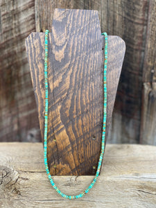Turquoise Rondelle Necklace N0594