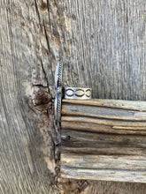 Load image into Gallery viewer, Elk Ivory Ring With #8 Turquoise R0456