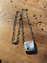 Load image into Gallery viewer, White Buffalo Bar Necklace N0629