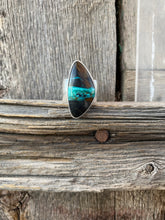 Load image into Gallery viewer, Thunderbird Turquoise Ring Size 7.5 R0386