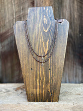 Load image into Gallery viewer, Brown Cross Necklace N0923