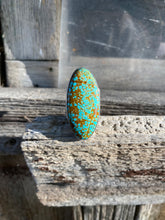 Load image into Gallery viewer, Number 8 Turquoise Ring Size 7 R0290