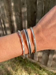 Sterling Stacker Cuff C0389