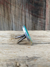 Load image into Gallery viewer, Tyrone Turquoise Ring Size 8 R0314