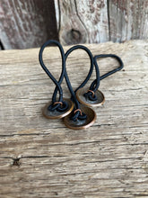 Load image into Gallery viewer, Vintage Copper Indian Head Penny Hair Tie