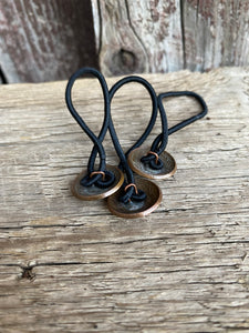 Vintage Copper Indian Head Penny Hair Tie