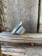 Load image into Gallery viewer, Number 8 Turquoise Ring Size 7 R0290