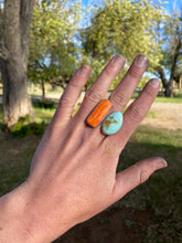 Load image into Gallery viewer, Royston and Spiny Oyster Ring R0412