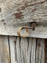 Load image into Gallery viewer, Gold Filled Hoops E0287