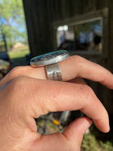 Load image into Gallery viewer, Thunderbird Turquoise Ring Size 8 R0421