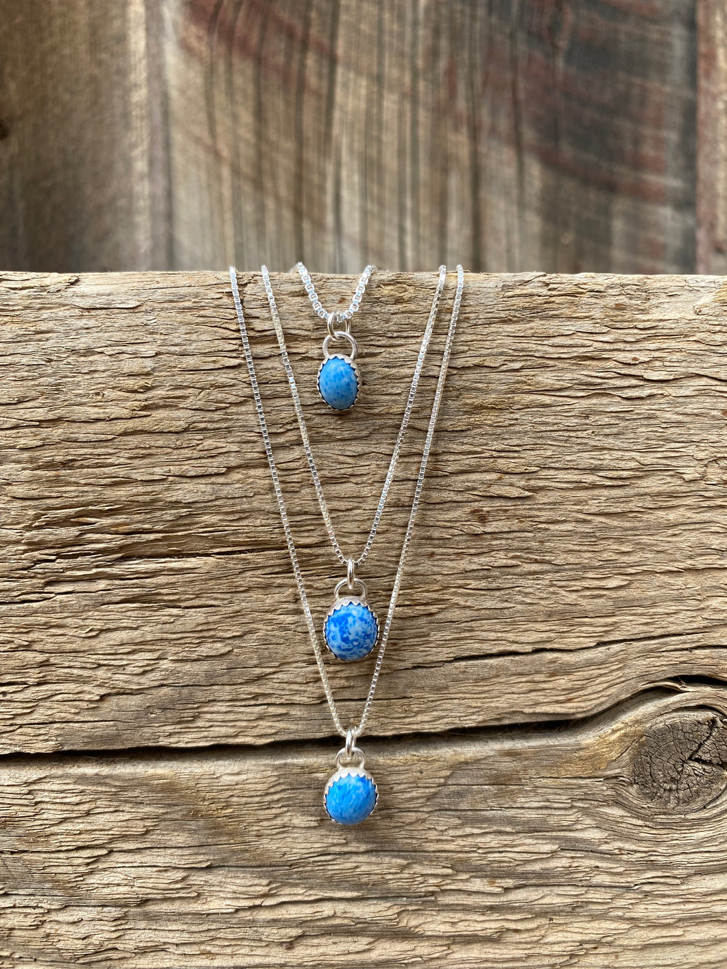 Lapis Pendant Necklace N0673