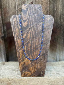 Lapis and Silver Necklace N0633