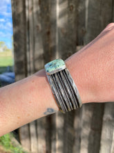 Load image into Gallery viewer, Angel Wing Variscite Cuff C0452