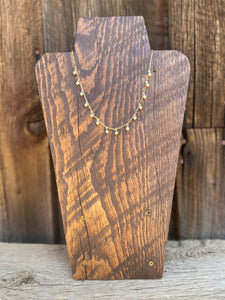 Gold Pearl Choker N0683