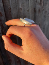 Load image into Gallery viewer, White Buffalo Ring Size 7-8 R0422