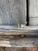 Load image into Gallery viewer, Gold CZ Studs E0342