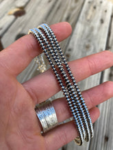 Load image into Gallery viewer, 16” Sterling Silver Saucer Necklace N0544