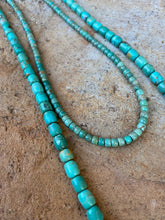 Load image into Gallery viewer, Turquoise Barrel Necklace