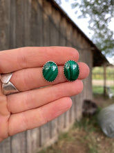 Load image into Gallery viewer, Malachite Earrings