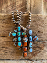 Load image into Gallery viewer, Sonoran Gold Cross Pendant P0463
