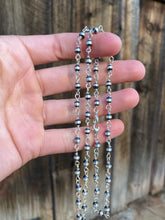 Load image into Gallery viewer, 4mm 24” Silver Bead Chain N0640