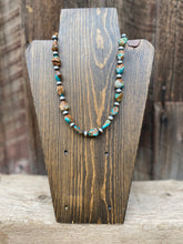 Load image into Gallery viewer, Fox Turquoise and Silver Necklace N0724