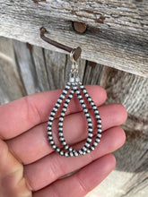 Load image into Gallery viewer, 3mm Silver Teardrop Earrings E0151