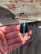 Load image into Gallery viewer, Petrified Palm Wood Earrings