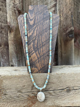 Load image into Gallery viewer, Petrified Coral Pendant P0656
