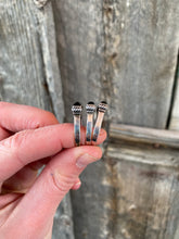 Load image into Gallery viewer, Black Onyx Bar Ring